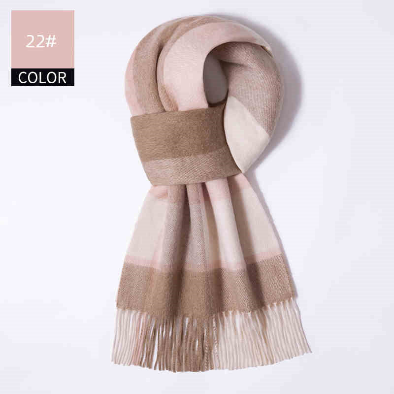 Men's Cashmere Scarf Winter Soft Warm Elegant Luxury