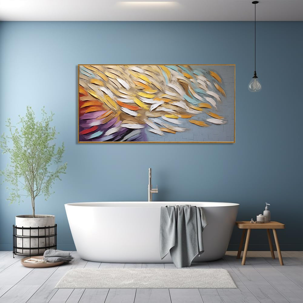 Abstraktes Ölbild handgemalt | Leinwand Wandkunst modern kaufen