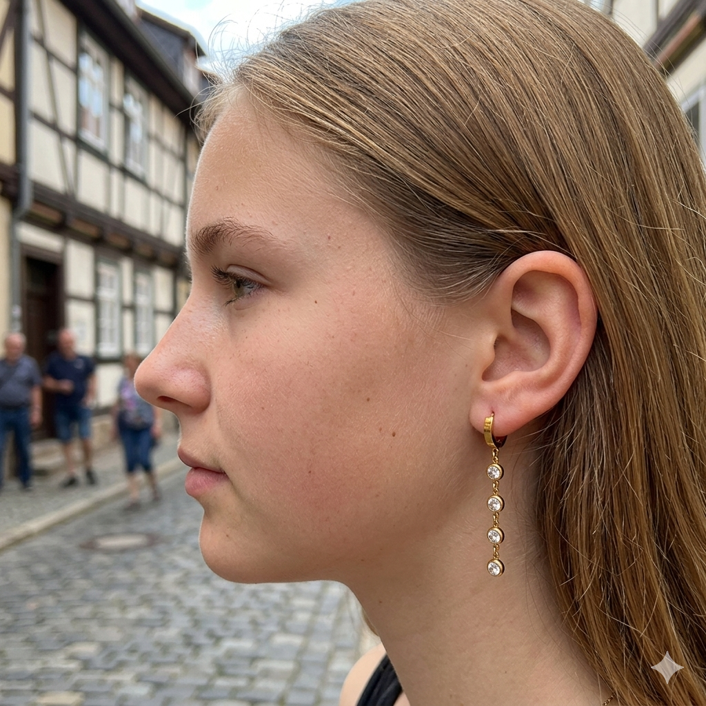 Edelstahl-Ohrringe für Damen – Zeitlose Elegante Ohrhänger