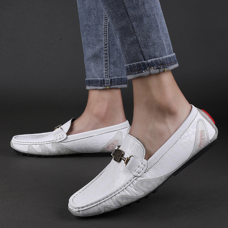 Men's Genuine Leather Shoes | Premium Cowhide Casual Elegant