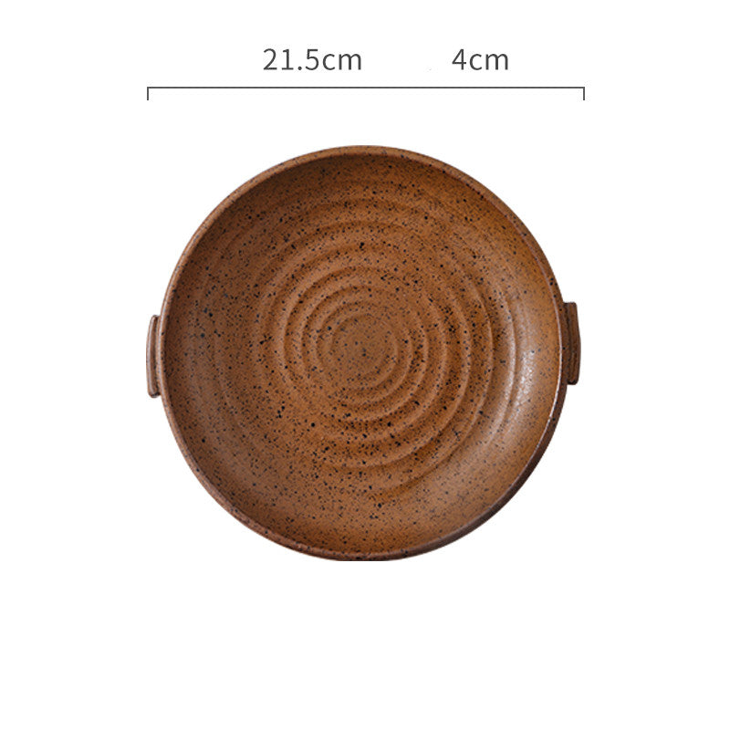 Japanese Handmade Stoneware Dinnerware Set – Premium Plate Set