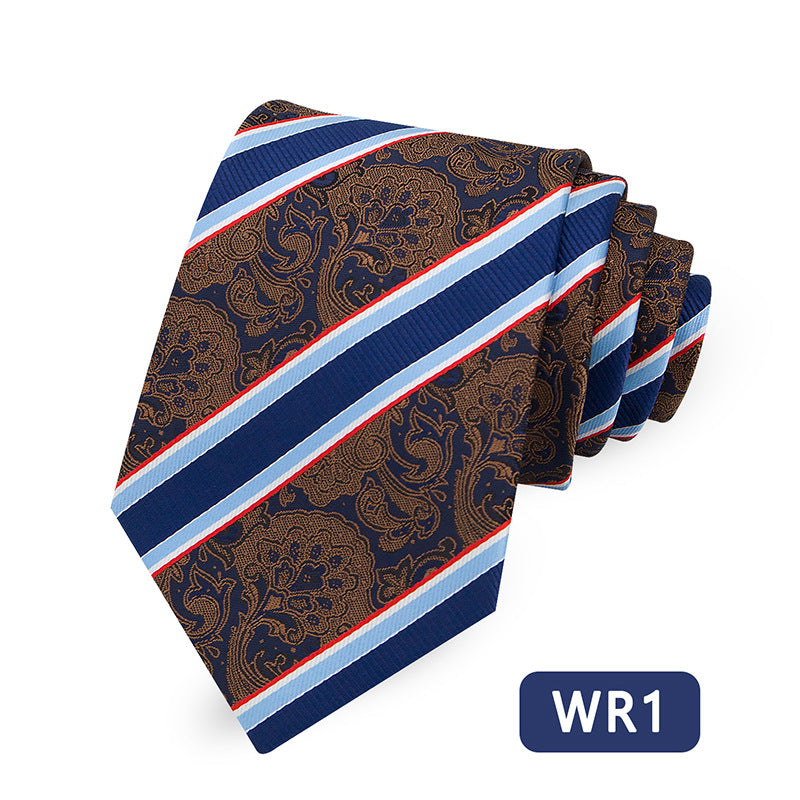 Men's Striped Tie Elegant Business Casual Modern