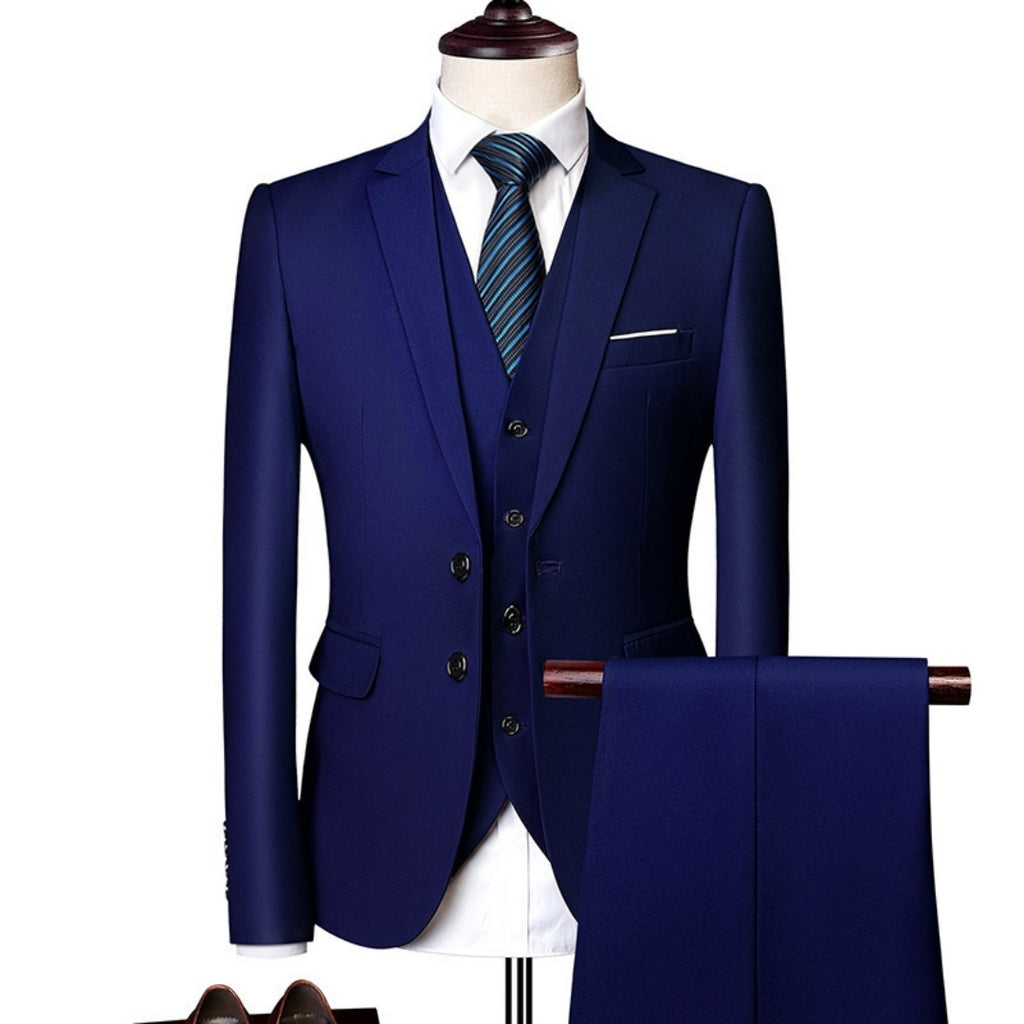 Men's Black Business Suit – Elegant Slim Fit Modern Set