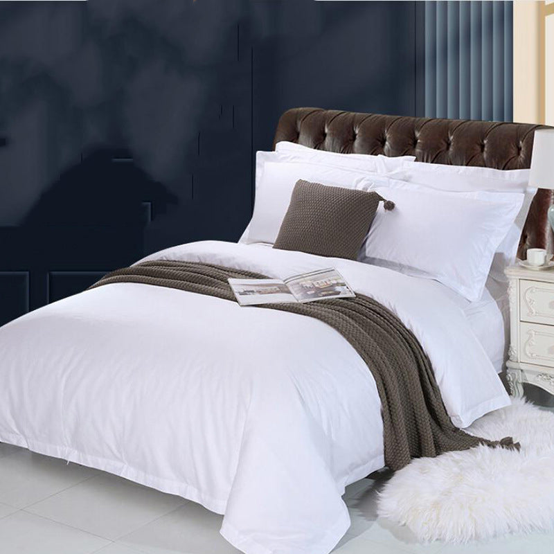 Hotel Bedding Cotton 4-Piece | soft breathable elegant