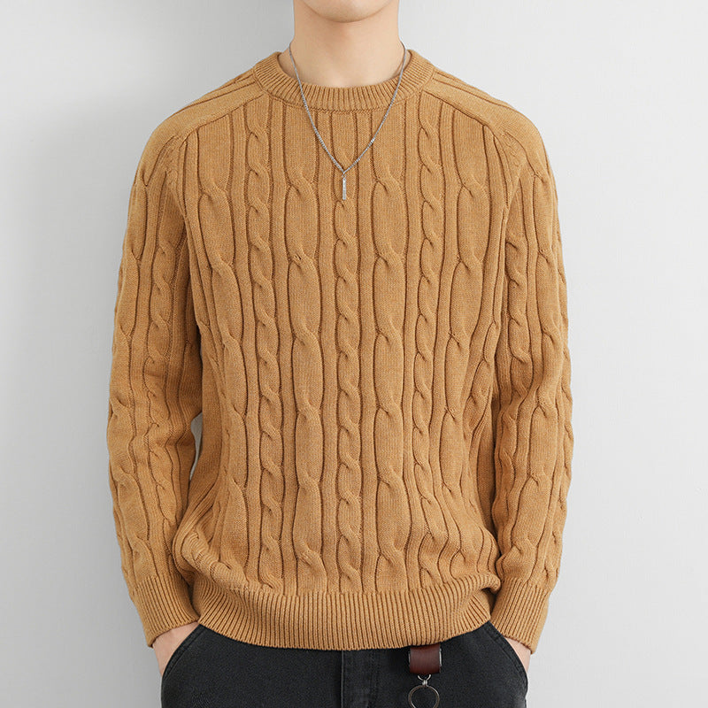 Herren Slim Fit Strickpullover – Eleganter Casual Knit Sweater