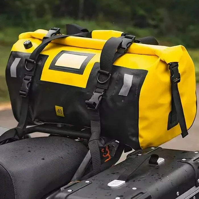 Motorcycle Luggage Bag Large Volume – Waterproof Rear Seat Travel Bag