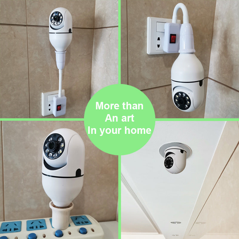 1080P WLAN Glühbirnenkamera E27 – Sicherheitskamera mit 4x Zoom