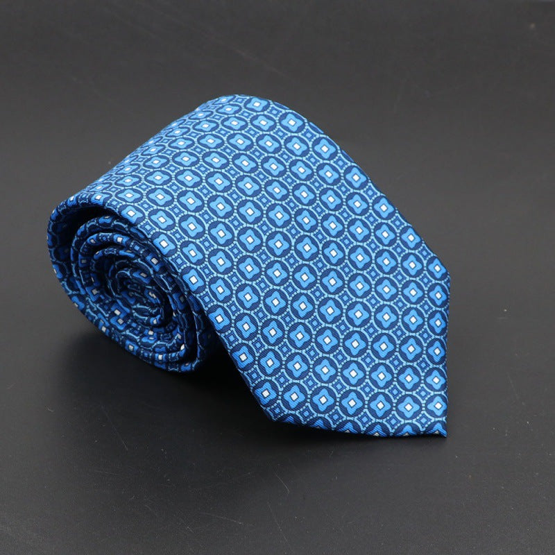 Men's Silk Tie Bohemian 7.5 cm Soft Elegant Modern