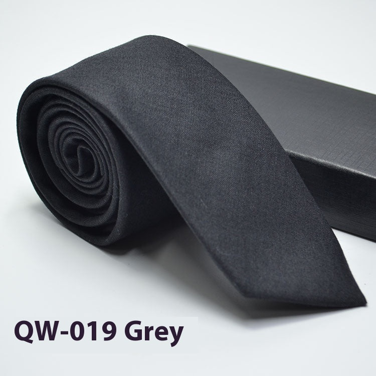 Slim Men's Tie elegant | Wool Look modern stylish