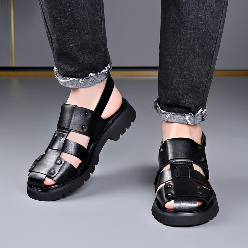 Men's XXL Platform Sandals Breathable Comfort Casual Shoes