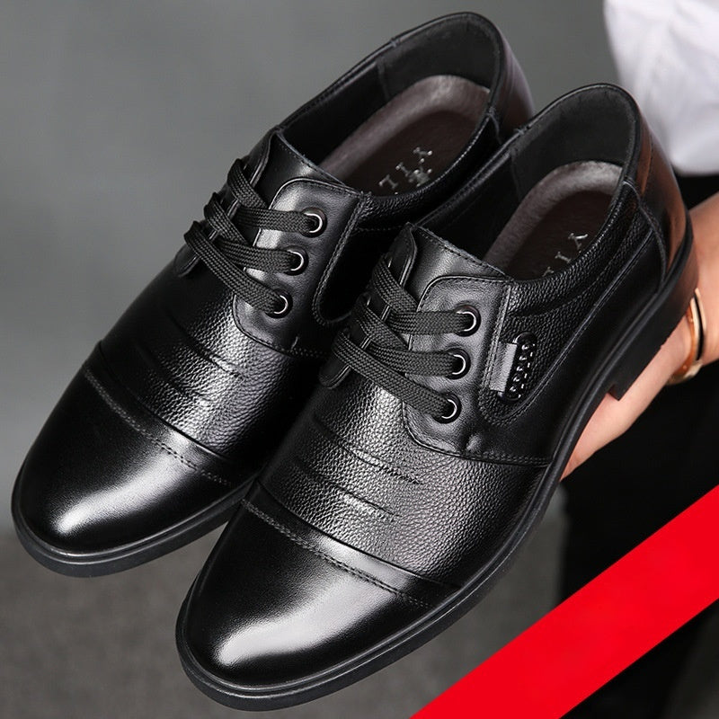 Men's Leather Lace-up Shoes Modern | Business Casual Shoes