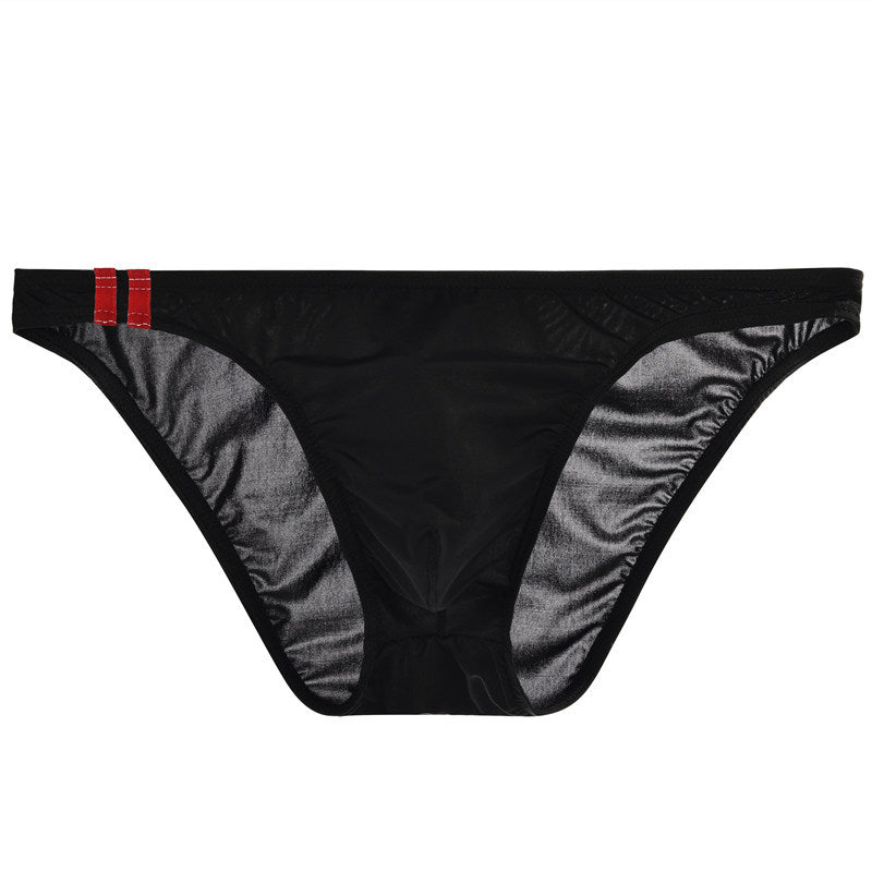 Men's Ice Silk Low Waist Briefs | Transparent Breathable Ultra-Thin Underwear