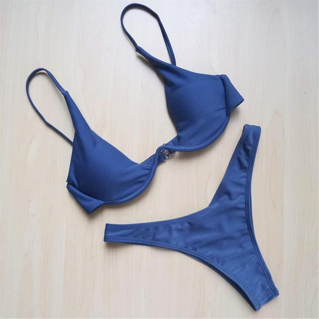 Sexy Damen Push Up Bikini | Elegante Beachwear Swimwear