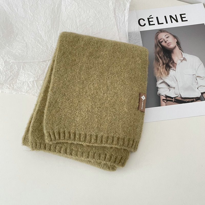 Women's Scarf Soft Warm Plain Elegant Autumn Winter Fashion Accessory