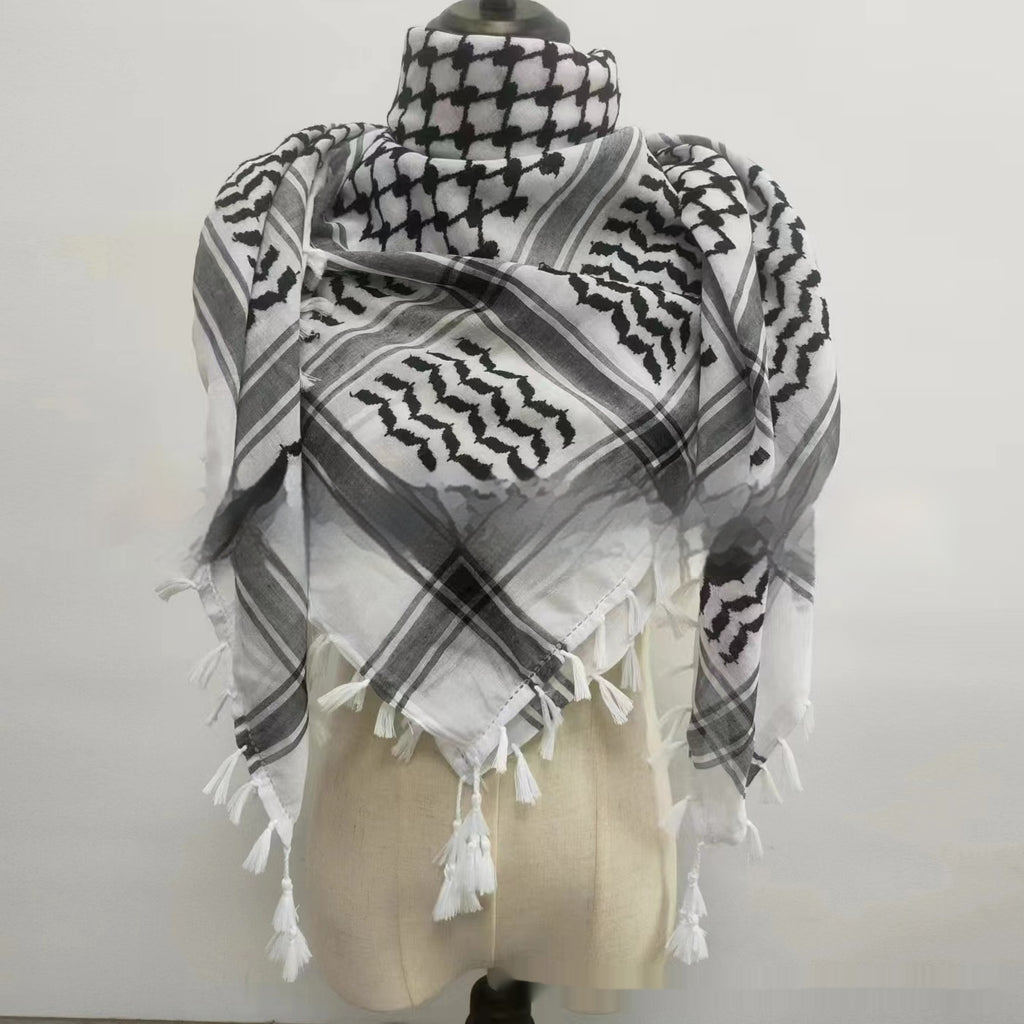 Men's Kufiya Scarf Jacquard Traditional Modern Stylish