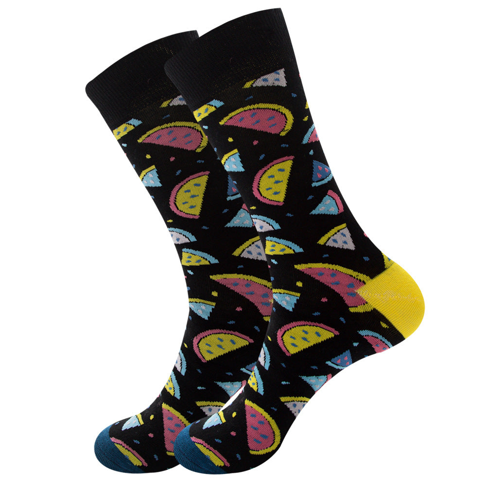 Women's Fashion Socks Geometric | Fruit Street Style Socks
