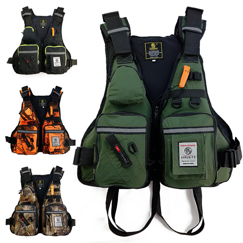 Multifunctional Outdoor Life Vest | Lightweight & Safe for Fishing, Kayaking, Water Sports