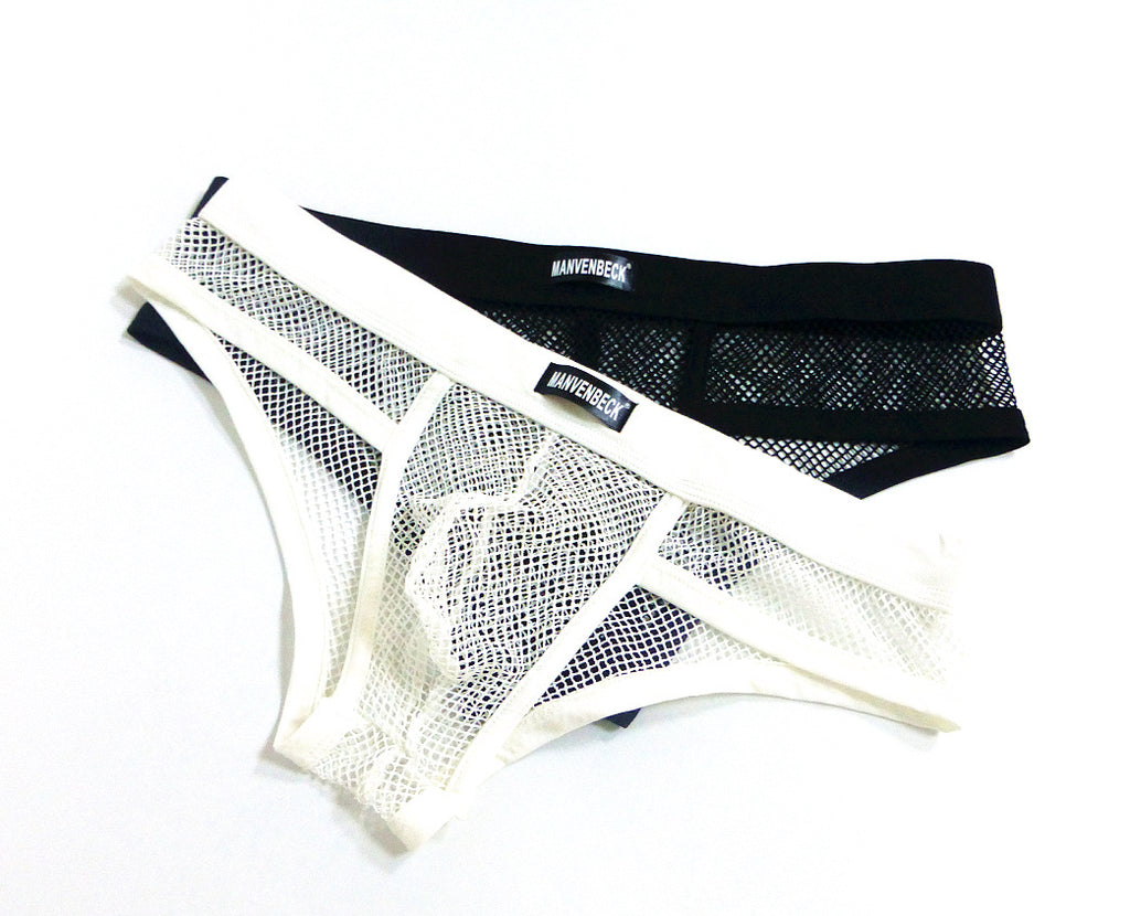 Men's Mesh Briefs Transparent | Low Waist Convex Sexy Underwear