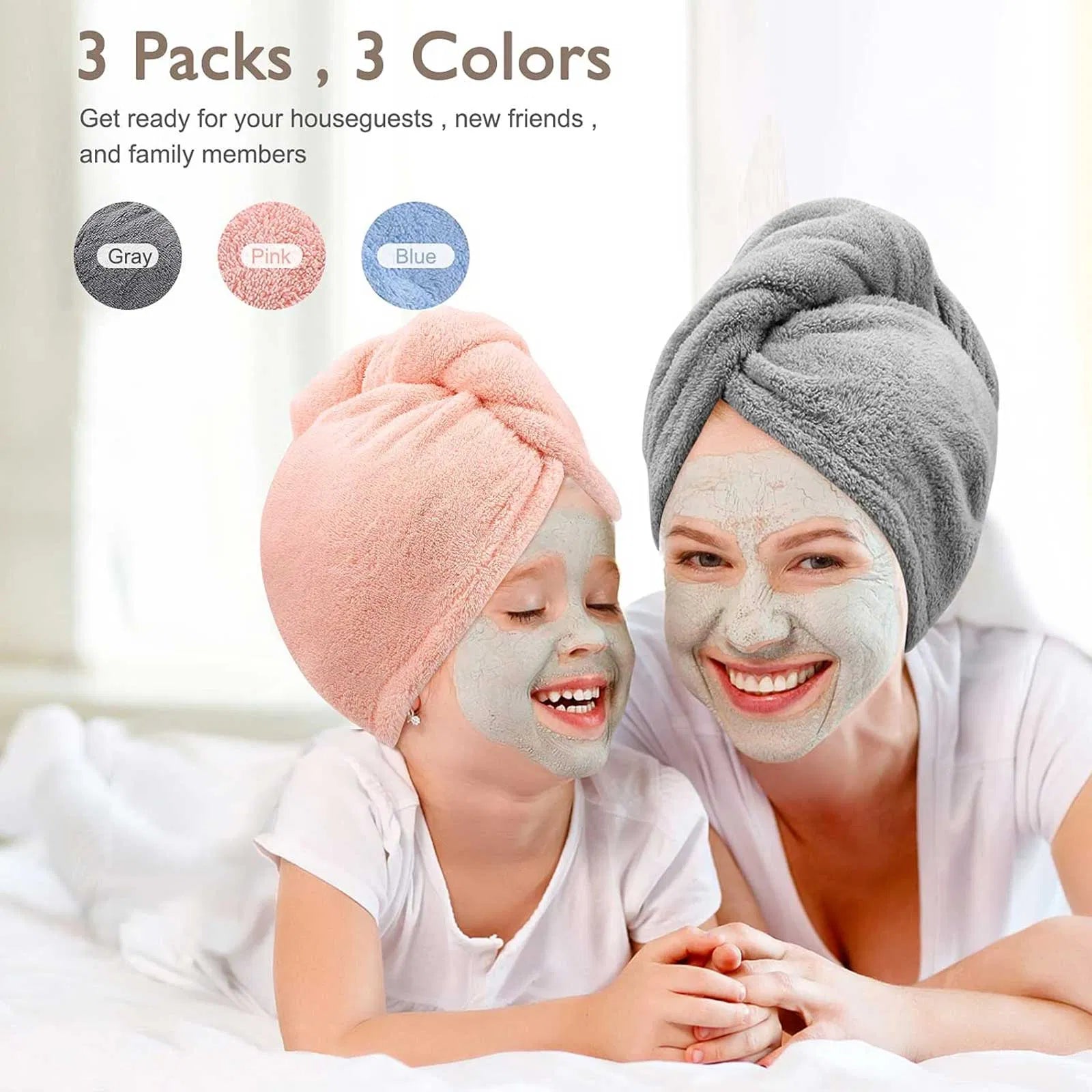 Mikrofaser Haar Turban Set | Schnell trocknend kaufen