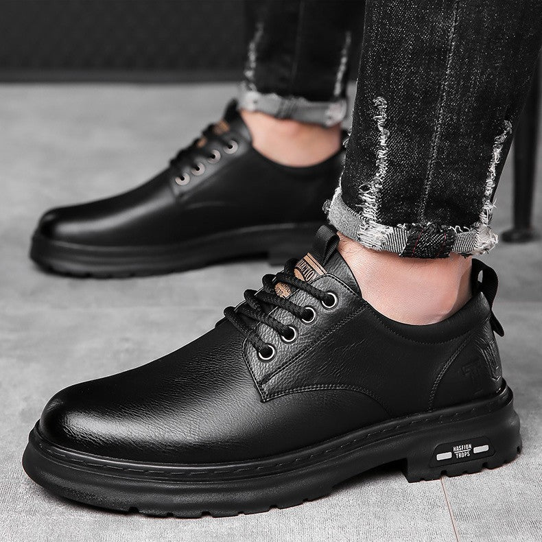Retro Leather Men's Shoes | Comfortable Slip-On Casual Shoes