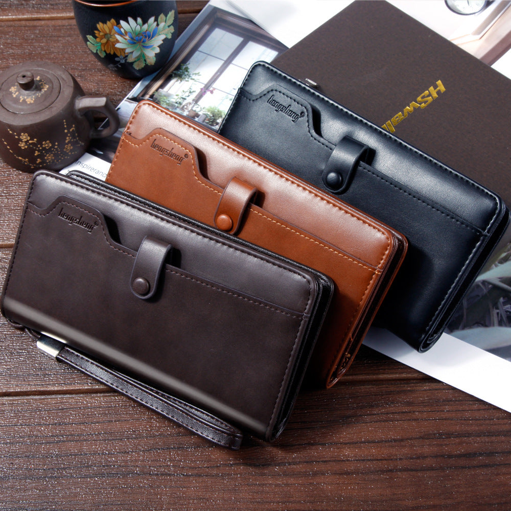Men's Clutch Wallet | Long | Elegant Business Wallet