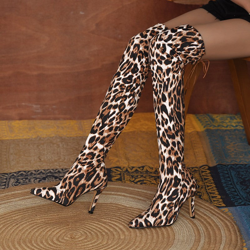 Women's Overknee Stiletto Boots | Plus Size sexy elegant