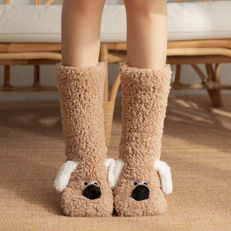 Damen Winter Kuschelsocken – Modische Schnee Komfort Socken