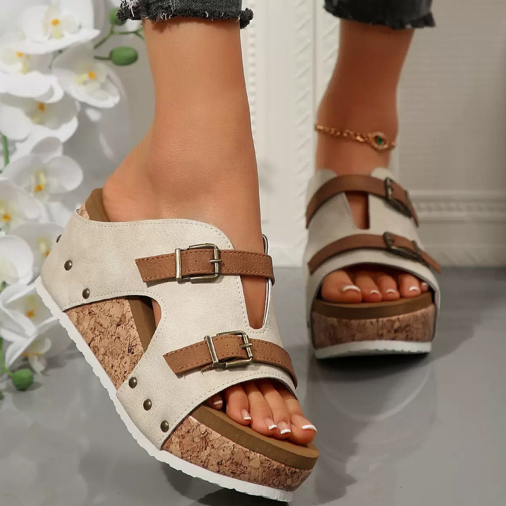 Women's Wedge Sandals Summer Comfortable Peep Toe | Beach Shoes