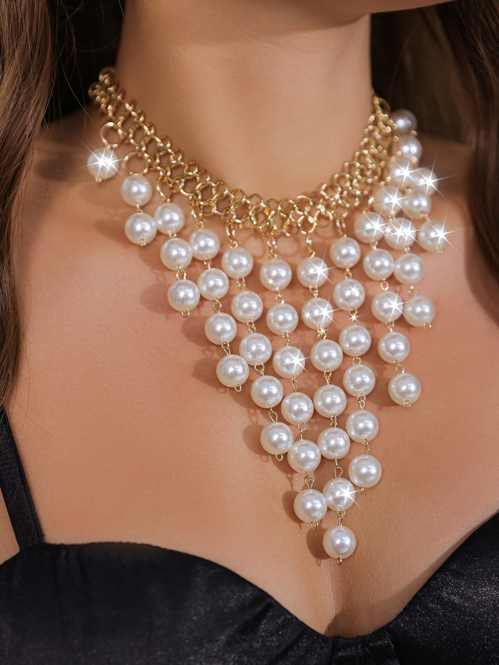 Vintage Pearl Necklace – Classic Women's Jewelry with Timeless Elegance