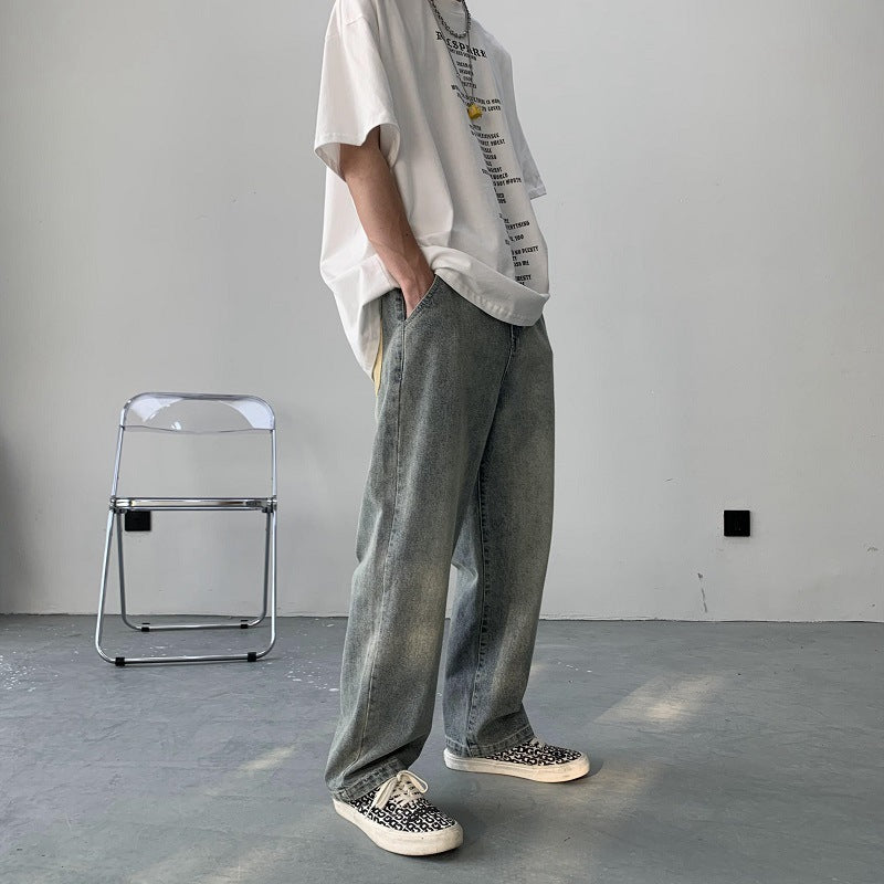 Men's Loose Fit Jeans Plus Size – Straight Leg Denim Pants