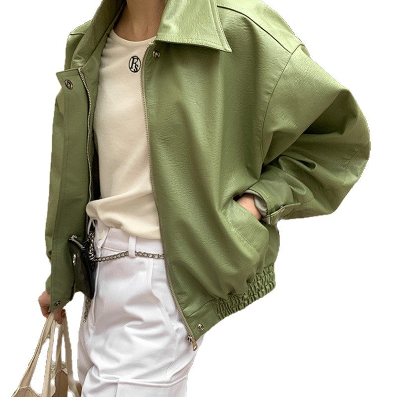 Damen Retro Jacke mit Reißverschluss – Casual & Trendy Look
