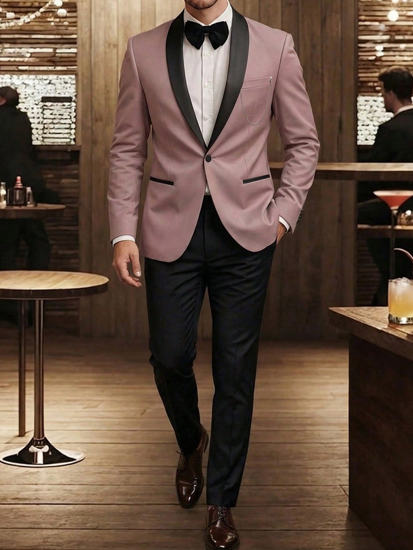 Men's Business Wedding Blazer – Elegant Suit Jacket for Groom