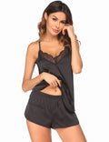 Women's Lace Camisole Pajama Set – Elegant, Lightweight & Seductive