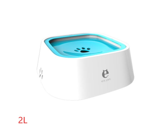 Pet Water Bowl for Dogs and Cats | Anti-Spill Slow Feeder 1.5L