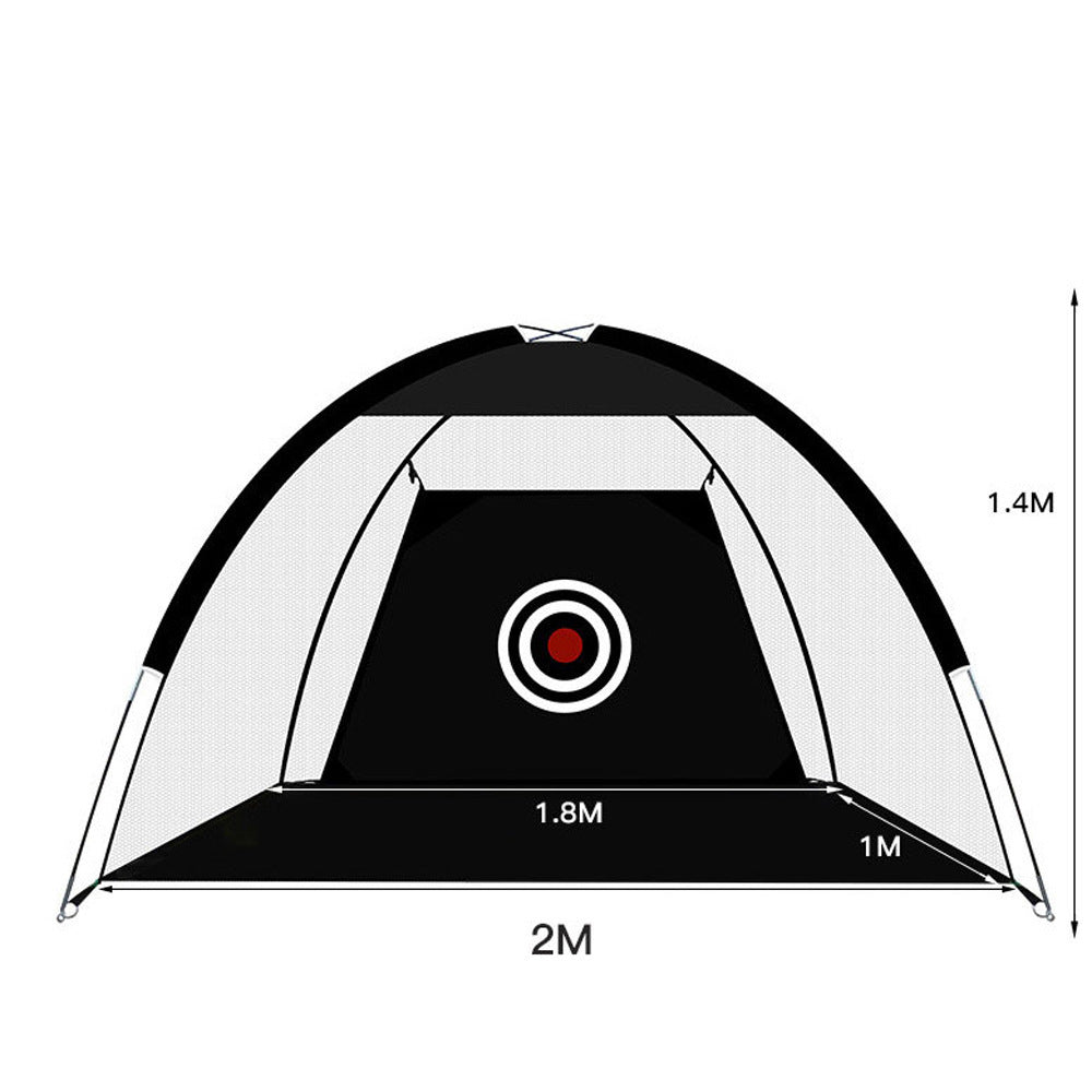 Golf Practice Net Tent with Hitting Cage | Outdoor Training Golf Net Garden