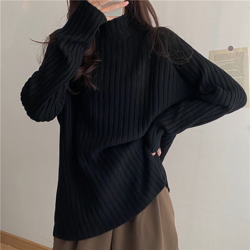 Damen Oversize Strickpullover | Warmer Winterpullover Stil