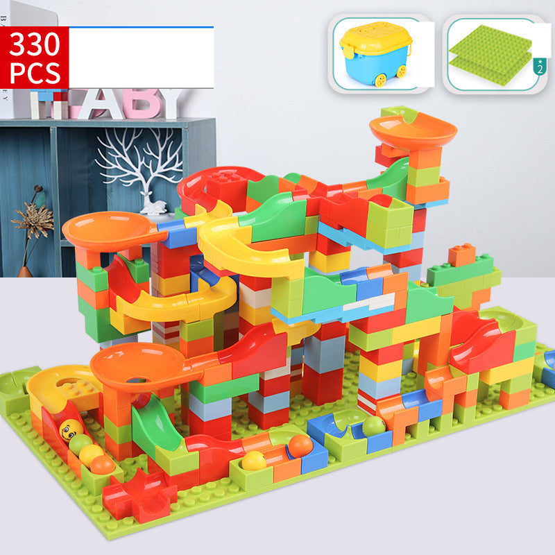Marble Run Building Blocks for Kids | DIY Creative Race Track