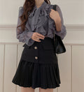 Elegant Women's Chiffon Blouse – Transparent, Loose & Timelessly Stylish