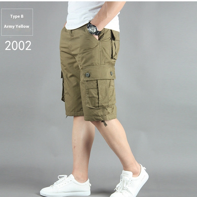 Men's Workwear Multi-Pocket Shorts – Summer Cargo Shorts