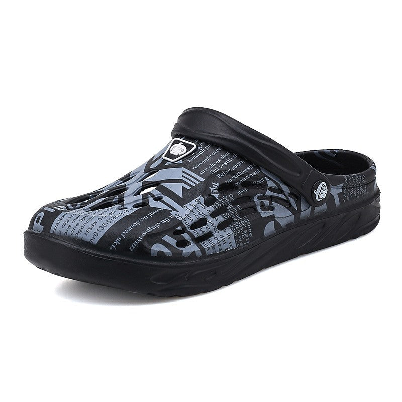 Men's Plus Size Perforated Shoes | Breathable Non-Slip Slippers