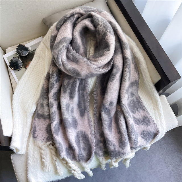 Women's Winter Scarf Pashmina Soft Warm Cashmere Plain Elegant