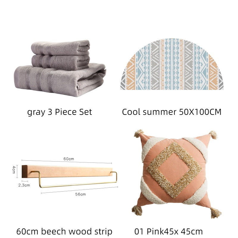 Bamboo Towel Set | Buy Hypoallergenic Antibacterial