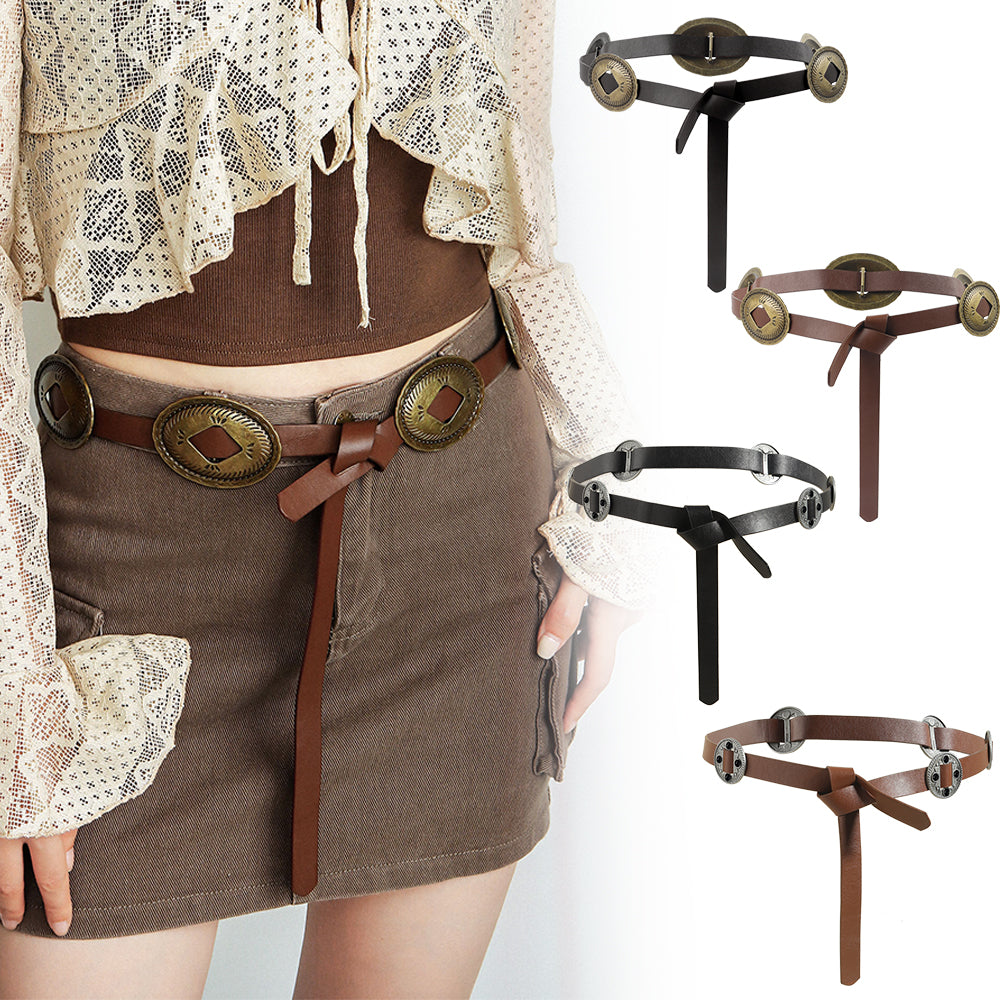 Damen Gürtel Ethno Retro Metall | Personalisiert Boho Stil Verstellbar