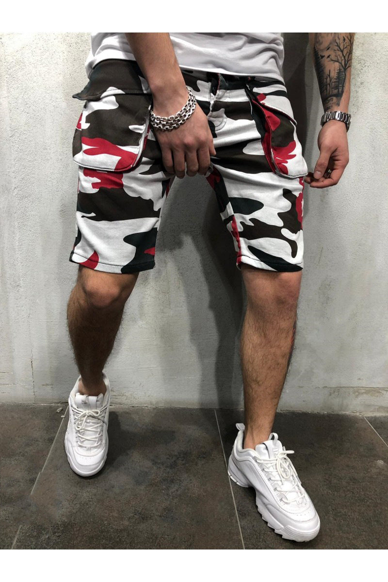 Men's Camouflage Cargo Shorts | Outdoor | Multi-Pocket