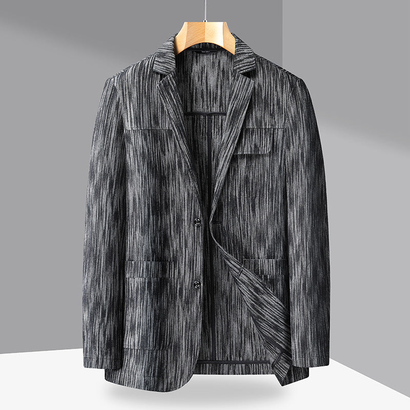 Men's Retro Denim Jacket – Stylish Button-Up Jean Jacket