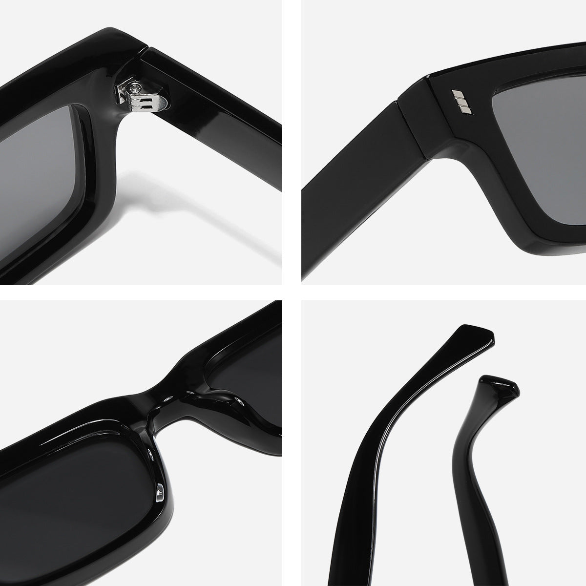 Retro Sonnenbrille rechteckig | Herren | Kleine Fassung