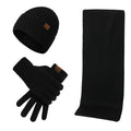 Men's Winter Set Beanie Scarf Gloves Thermal Warm Elegant