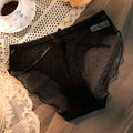 Women's Transparent Briefs with Lace & Bow – Elegant, playful & sexy