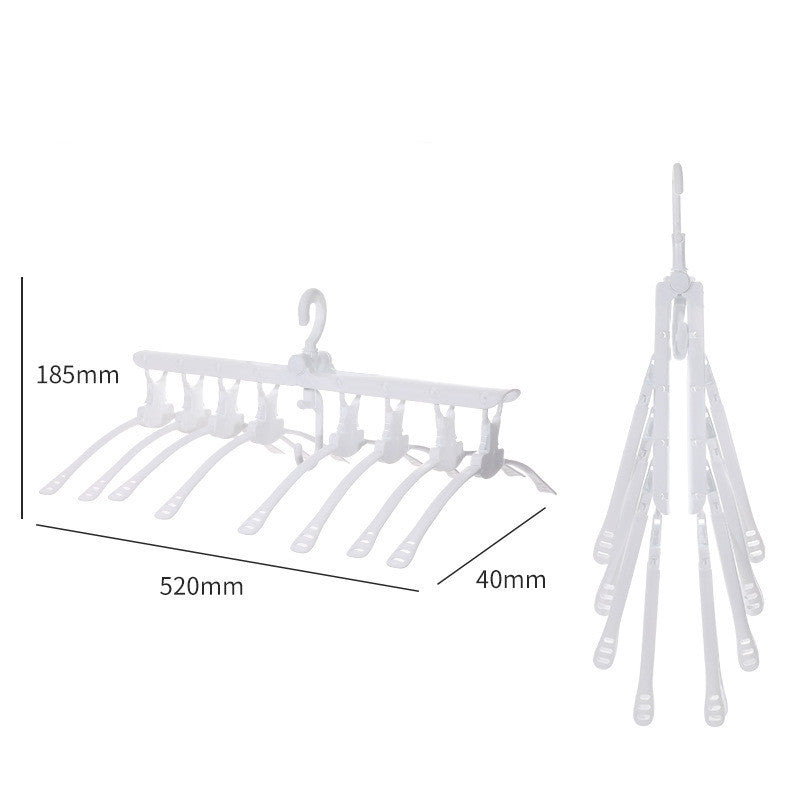 Pants hanger extendable foldable wardrobe organizer space-saving