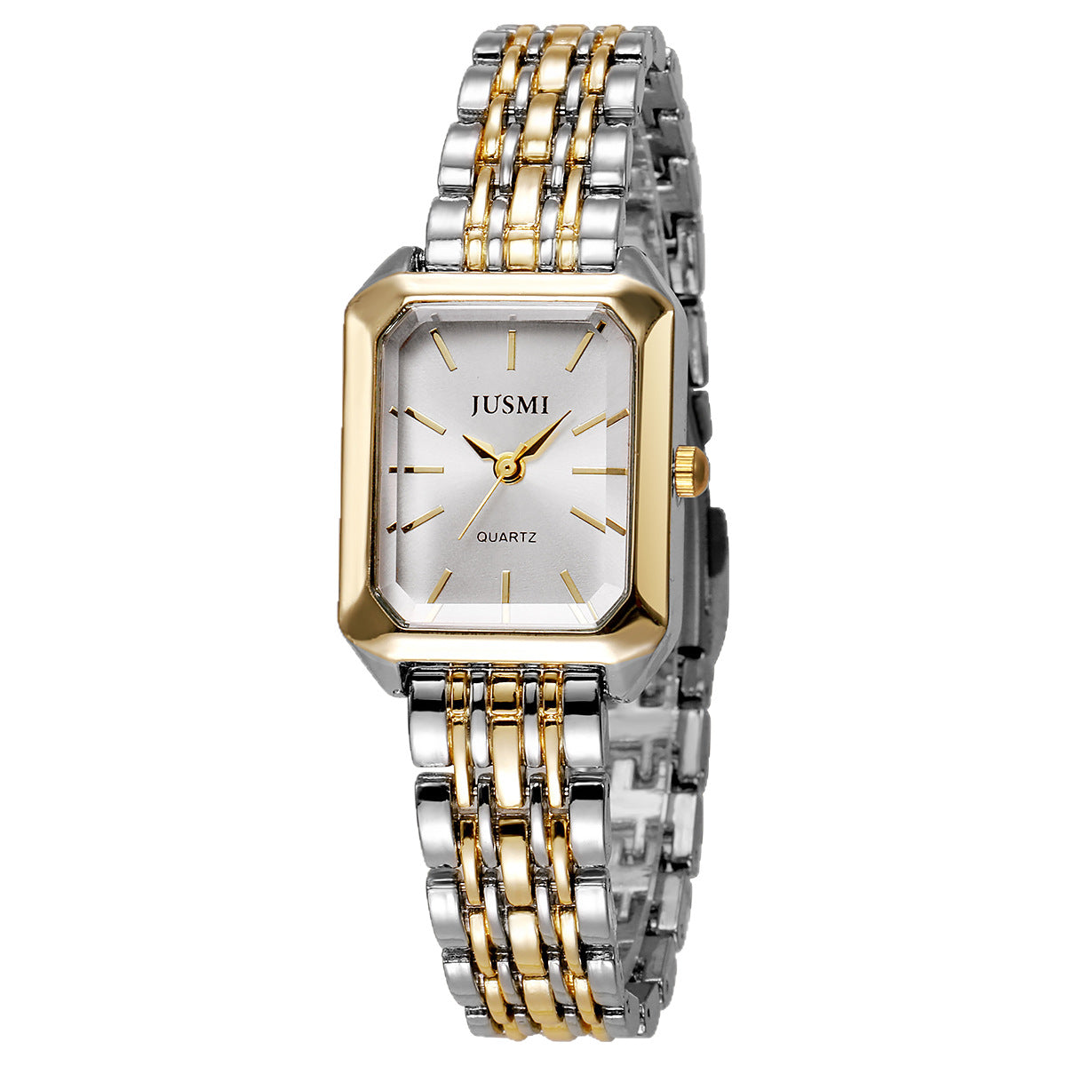 Women's & Men's Quartz Watch Rectangular – Stainless Steel Designer Wristwatch
